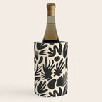 Abstract black and white organic shape pattern Wine Chiller Gallery Image 2