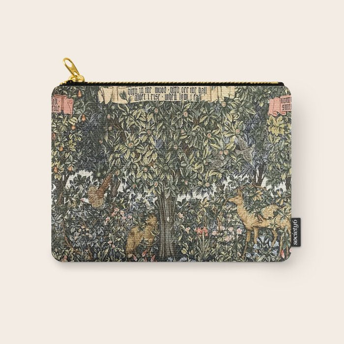 William Morris Verdure Greenery Carry All Pouch Gallery Image 1