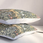 William Morris Verdure Greenery Pillow Sham Gallery Image 3