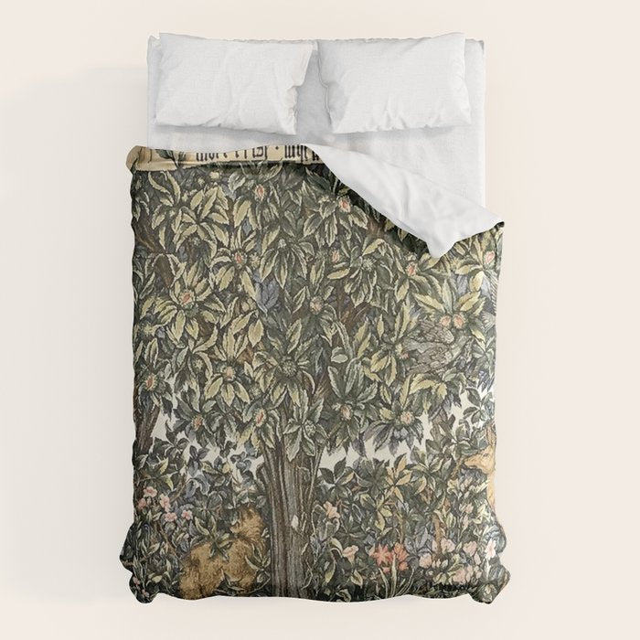 William Morris Verdure Greenery Duvet Cover Gallery Image 6