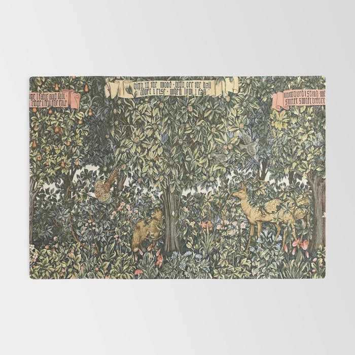 William Morris Verdure Greenery Rug Gallery Image 2