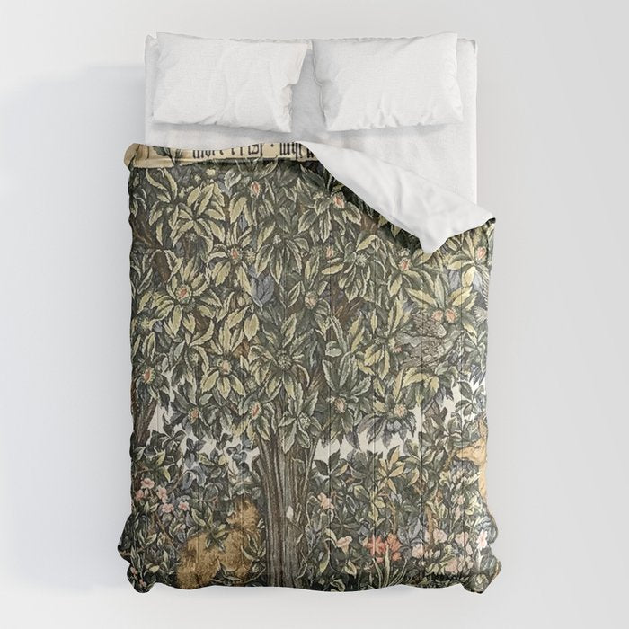 William Morris Verdure Greenery Comforter Gallery Image 1