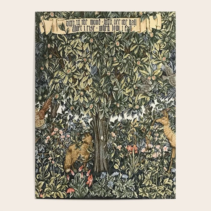William Morris Verdure Greenery Poster Gallery Image 4