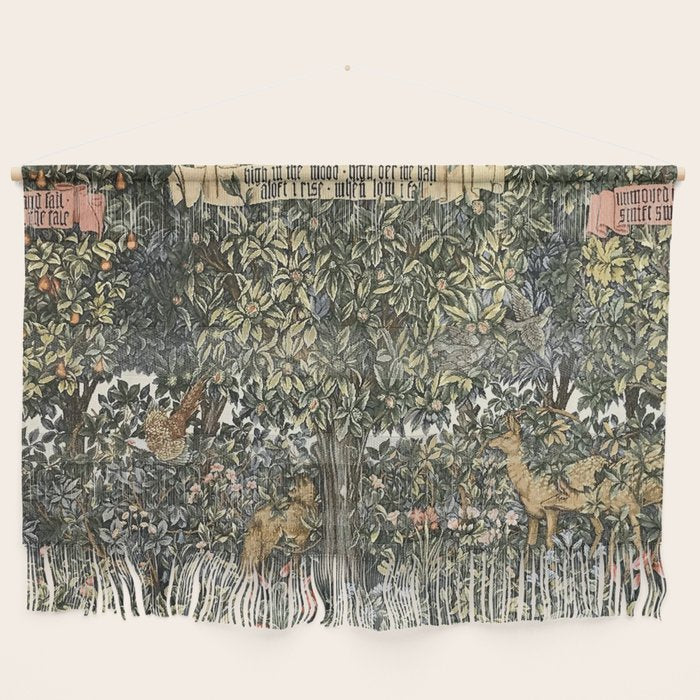 William Morris Verdure Greenery Wall Hanging Gallery Image 1