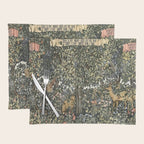 William Morris Verdure Greenery Placemat Gallery Image 1