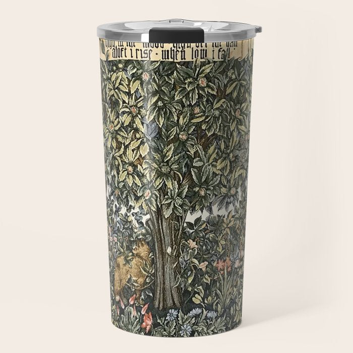 William Morris Verdure Greenery Travel Mug Gallery Image 1