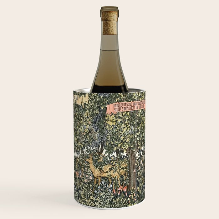 William Morris Verdure Greenery Wine Chiller Gallery Image 3