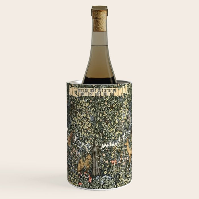William Morris Verdure Greenery Wine Chiller Gallery Image 1