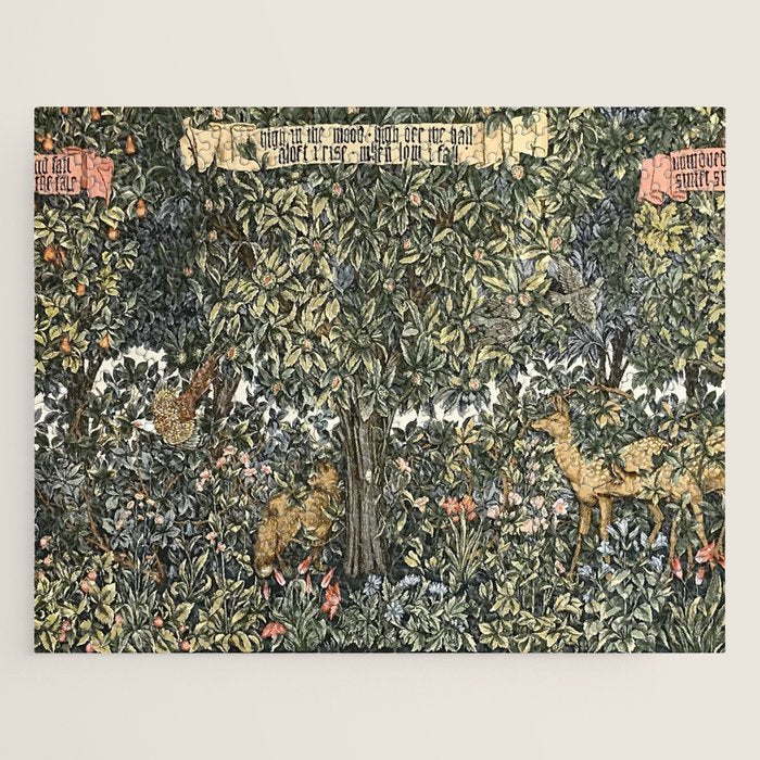 William Morris Verdure Greenery Jigsaw Puzzle Gallery Image 1
