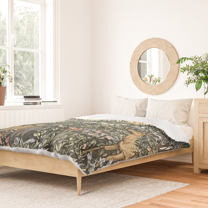 William Morris Verdure Greenery Duvet Cover Gallery Image 2