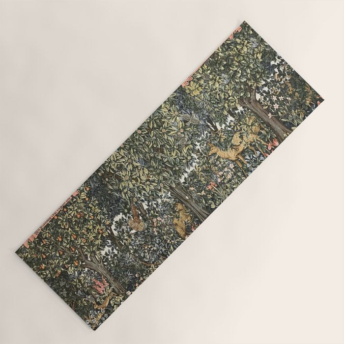 William Morris Verdure Greenery Yoga Mat Gallery Image 1