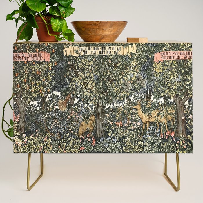 William Morris Verdure Greenery Credenza Gallery Image 1