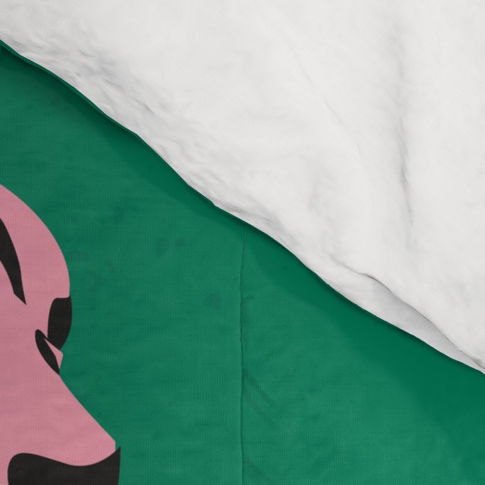 The Stare: Pink Cheetah Edition Comforter Gallery Image 4