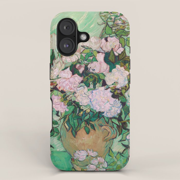 Pink Roses Van Gogh iPhone Case Gallery Image 1