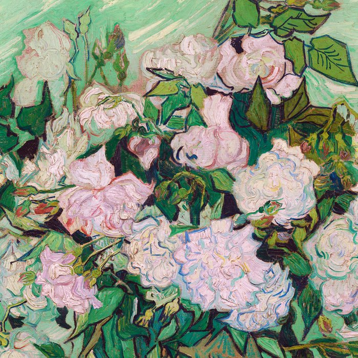 Pink Roses Van Gogh Coffee Mug Gallery Image 2