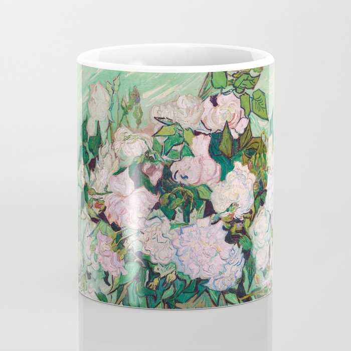 Pink Roses Van Gogh Coffee Mug Gallery Image 4