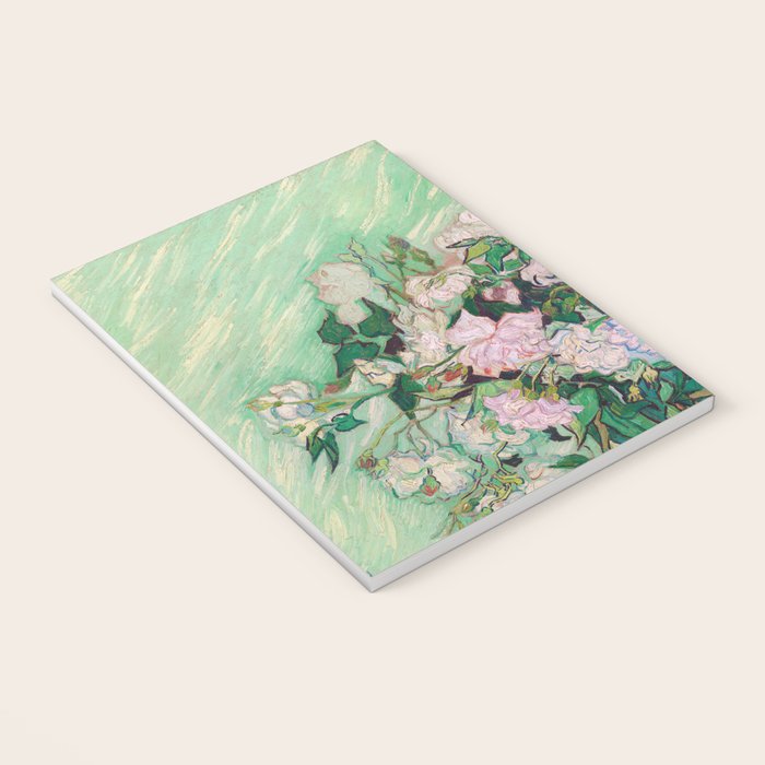 Pink Roses Van Gogh Notebook Gallery Image 3