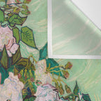 Pink Roses Van Gogh Wall Tapestry Gallery Image 3