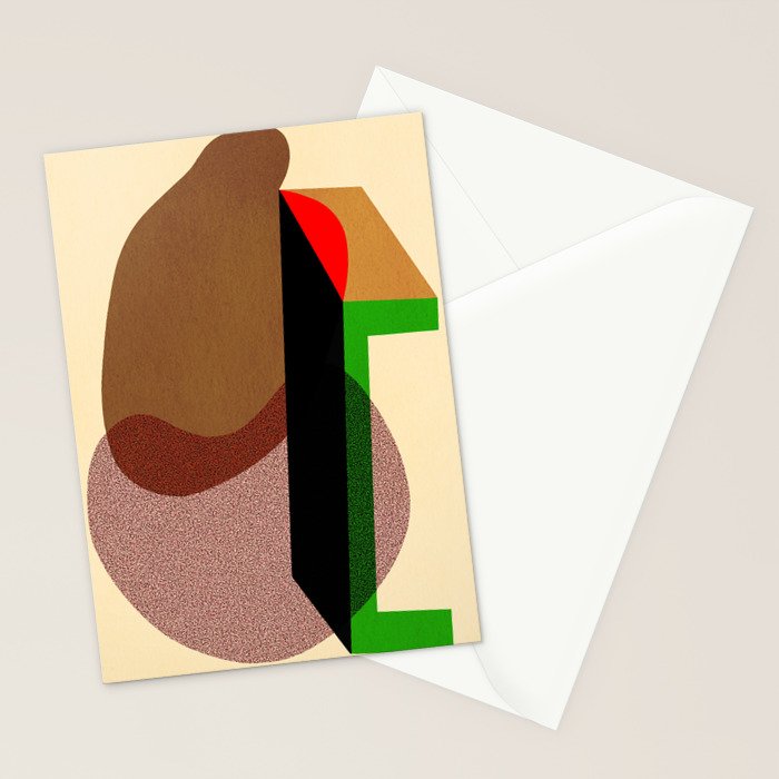 Colorful abstract shapes 01 Stationery Card Gallery Image 2