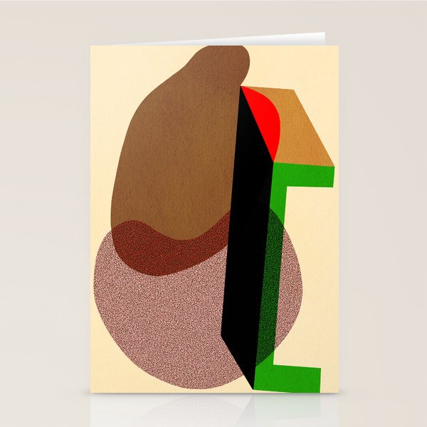 Colorful abstract shapes 01 Stationery Card Gallery Image 1