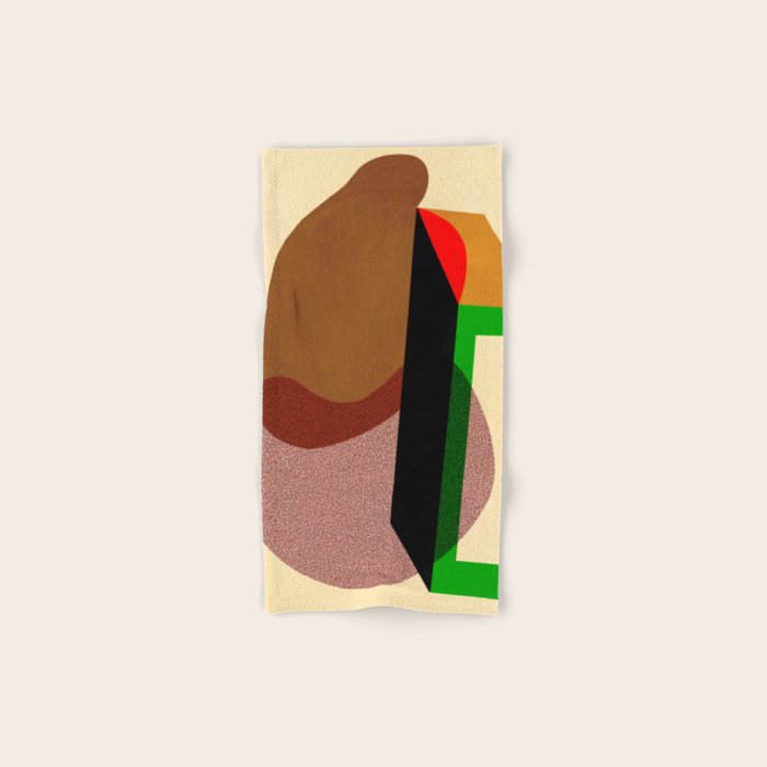 Colorful abstract shapes 01 Bath Towel Gallery Image 1