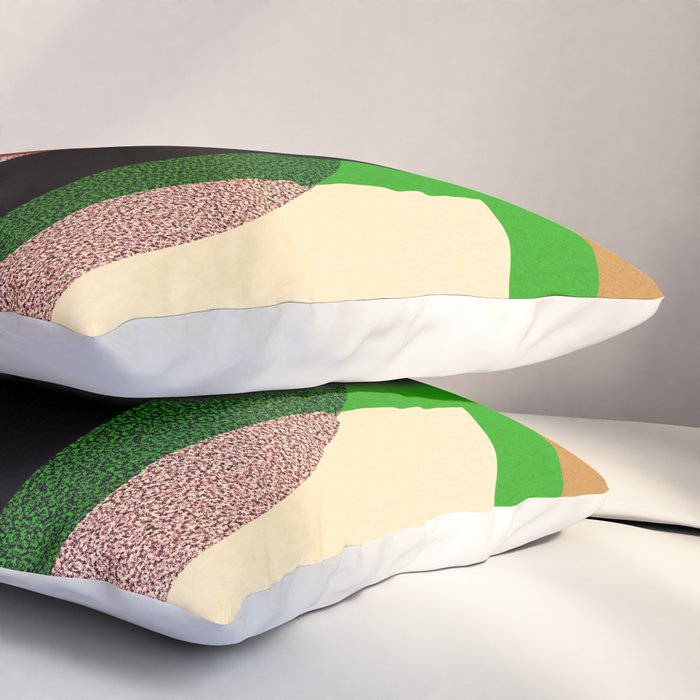 Colorful abstract shapes 01 Pillow Sham Gallery Image 3