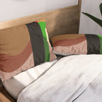 Colorful abstract shapes 01 Pillow Sham Gallery Image 2