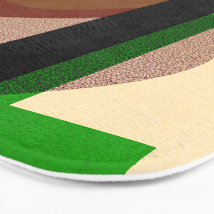 Colorful abstract shapes 01 Bath Mat Gallery Image 3