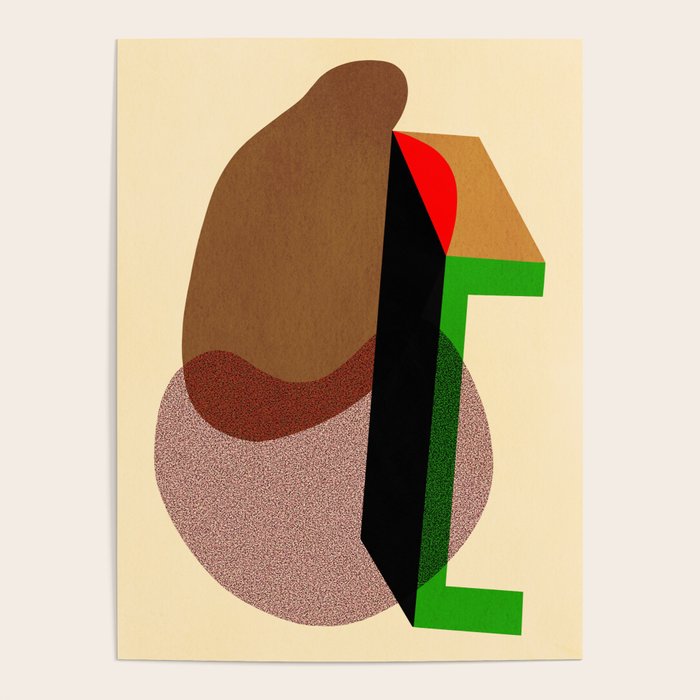 Colorful abstract shapes 01 Poster Gallery Image 1