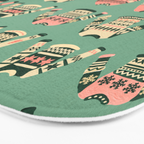 Christmas Sweaters - Vintage Blush Mint Palette Bath Mat Gallery Image 3