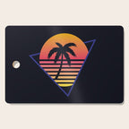Retrowave sunset 3 / 80s - 90s Retro Cutting Board Gallery Image 1