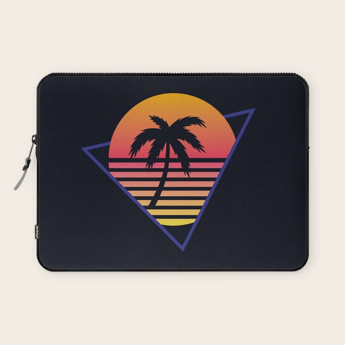 Retrowave sunset 3 / 80s - 90s Retro Laptop Sleeve Gallery Image 1