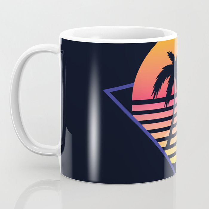 Retrowave sunset 3 / 80s - 90s Retro Coffee Mug Gallery Image 3
