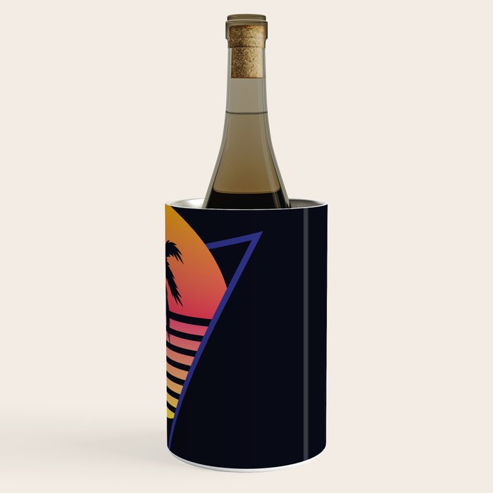 Retrowave sunset 3 / 80s - 90s Retro Wine Chiller Gallery Image 3