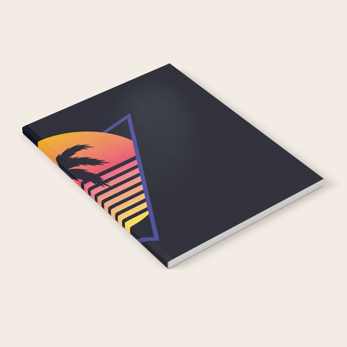 Retrowave sunset 3 / 80s - 90s Retro Notebook Gallery Image 2
