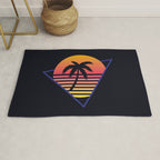 Retrowave sunset 3 / 80s - 90s Retro Rug Gallery Image 1