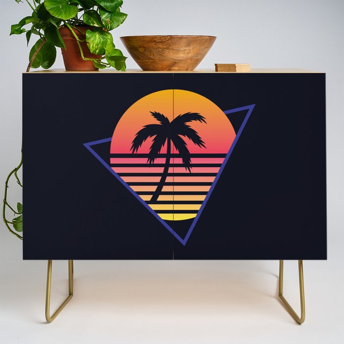 Retrowave sunset 3 / 80s - 90s Retro Credenza Gallery Image 1