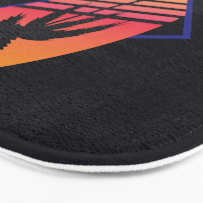 Retrowave sunset 3 / 80s - 90s Retro Bath Mat Gallery Image 3