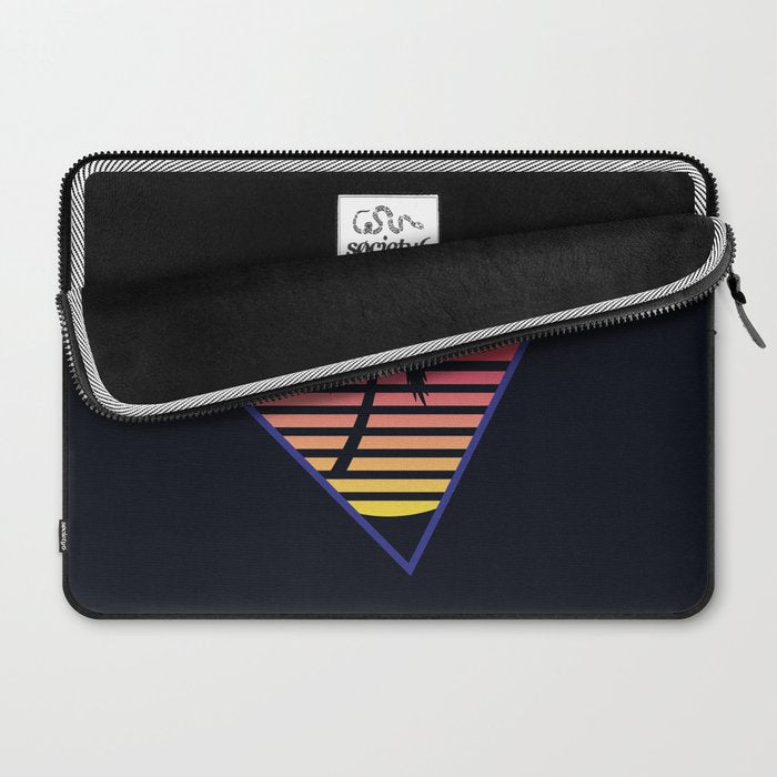 Retrowave sunset 3 / 80s - 90s Retro Laptop Sleeve Gallery Image 2