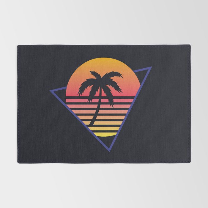 Retrowave sunset 3 / 80s - 90s Retro Rug Gallery Image 2