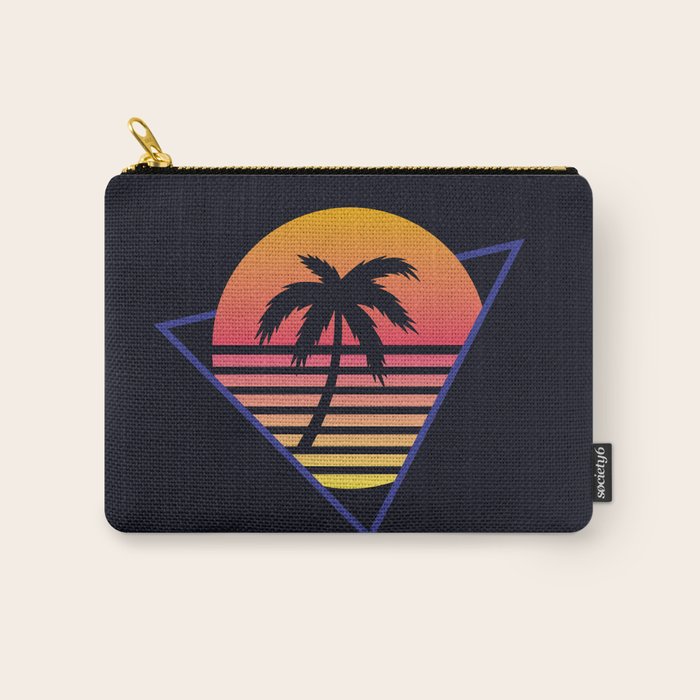 Retrowave sunset 3 / 80s - 90s Retro Carry All Pouch Gallery Image 1