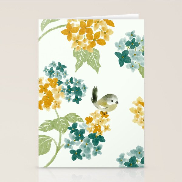 Hydrangea Poem Stationery Card Gallery Image 1