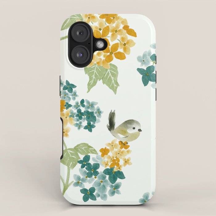 Hydrangea Poem iPhone Case Gallery Image 1
