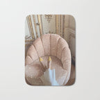 THE WEEKEND | glitter collage artwork by Yana Potter aesthetic | charm| shoes | shiny Bath Mat Gallery Image 1