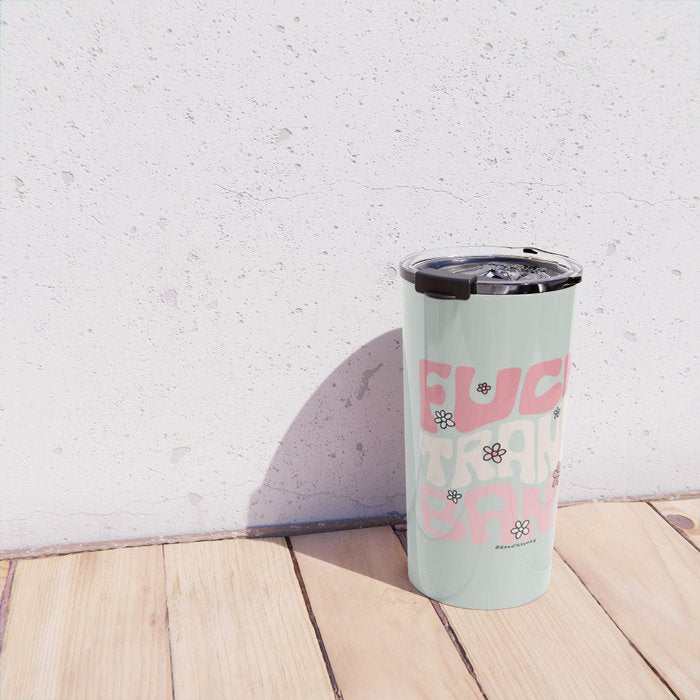 Fuck Trans Bans Travel Mug Gallery Image 4