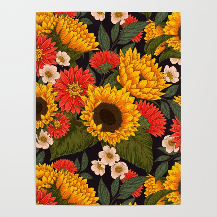 Sunflower Meadow Poster Gallery Image 1