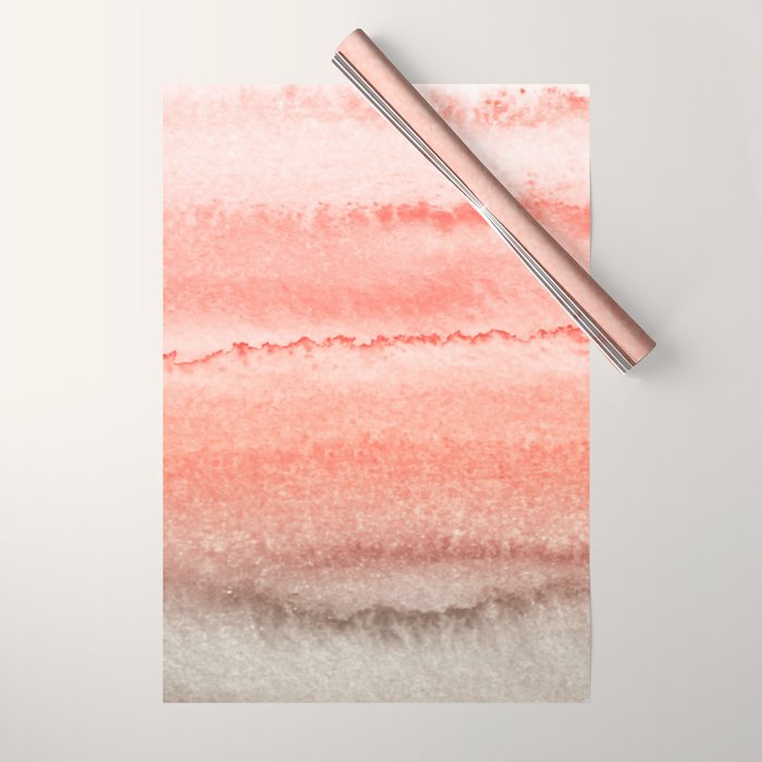 WITHIN THE TIDES CORAL DAWN Wrapping Paper Gallery Image 1