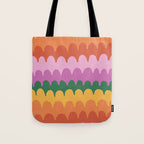 Wavy Lines Pattern Tote Bag Gallery Image 1