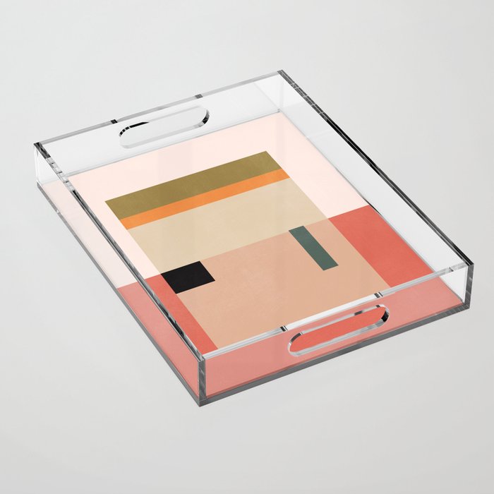Minimal Geometric 154 Acrylic Tray Gallery Image 1