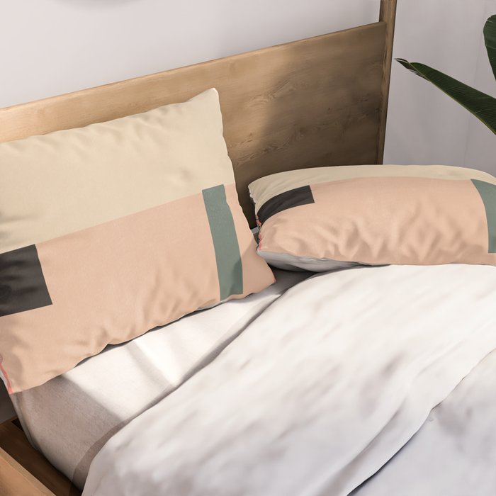 Minimal Geometric 154 Pillow Sham Gallery Image 2
